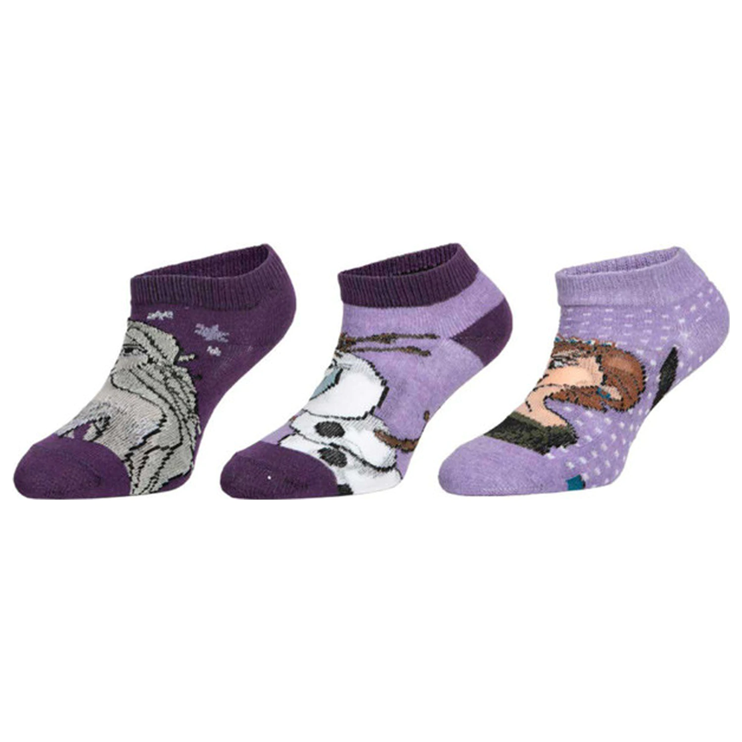 Disney Frozen Purple kids' invisible socks 27/30 product photo