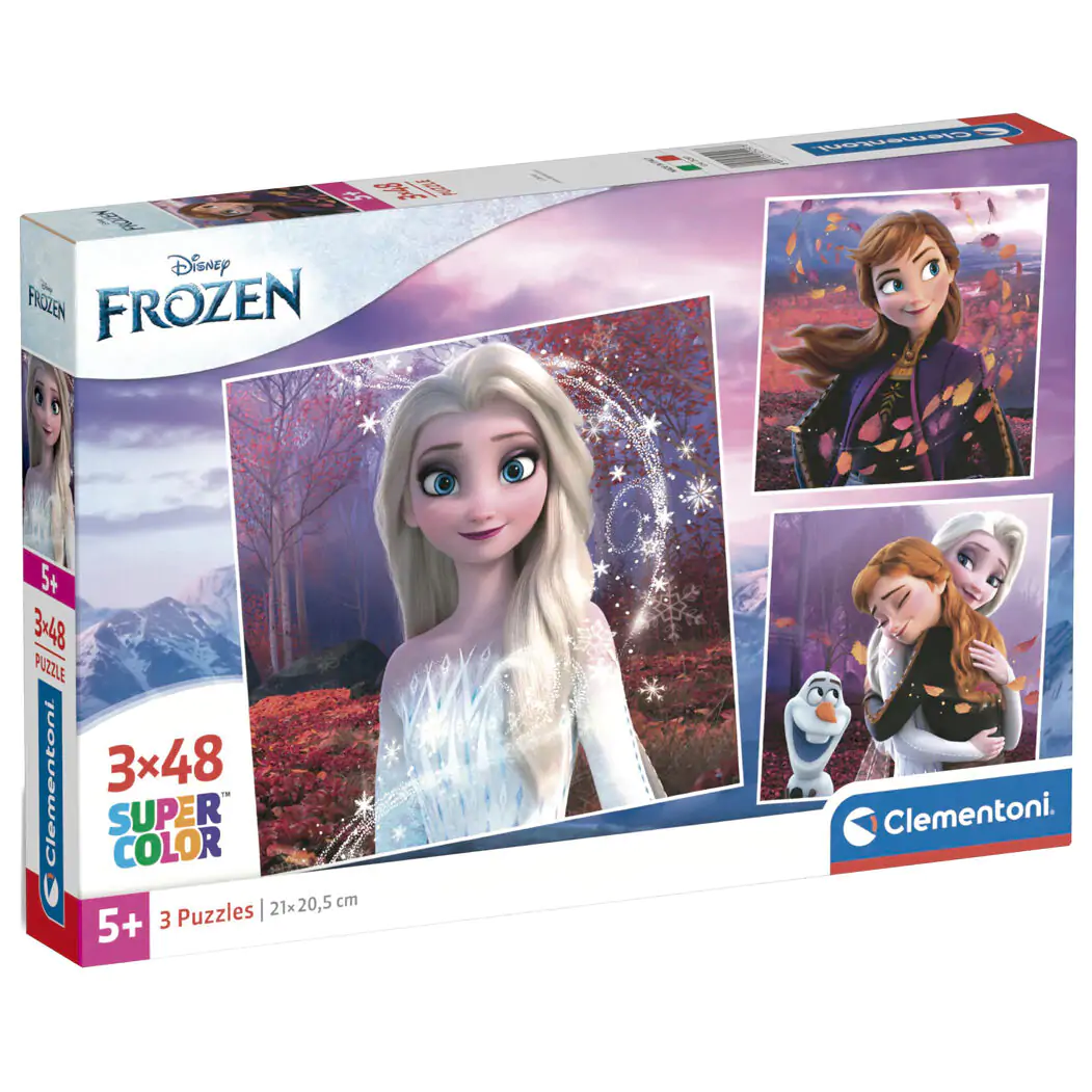 Disney Frozen puzzle 3x48pcs termékfotó