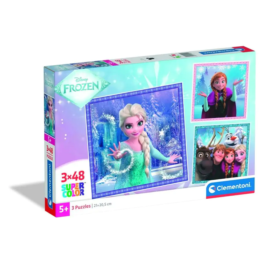 Disney Frozen puzzle 3x48pcs product photo