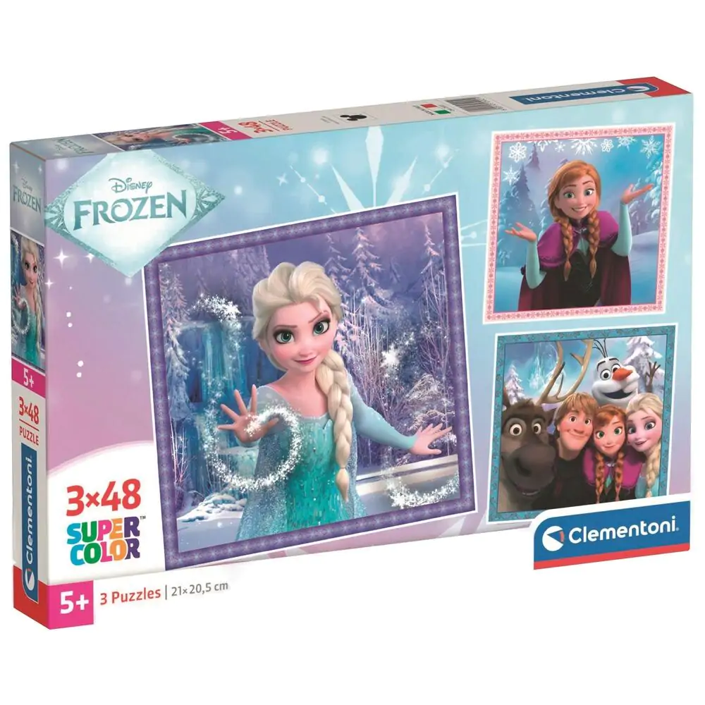 Disney Frozen puzzle 3x48pcs product photo