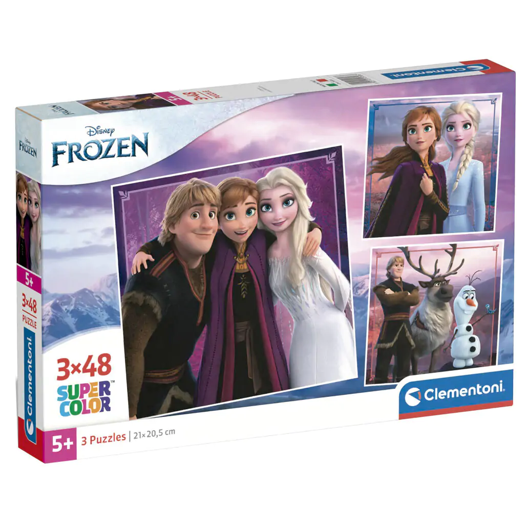 Disney Frozen puzzle 3x48pcs product photo