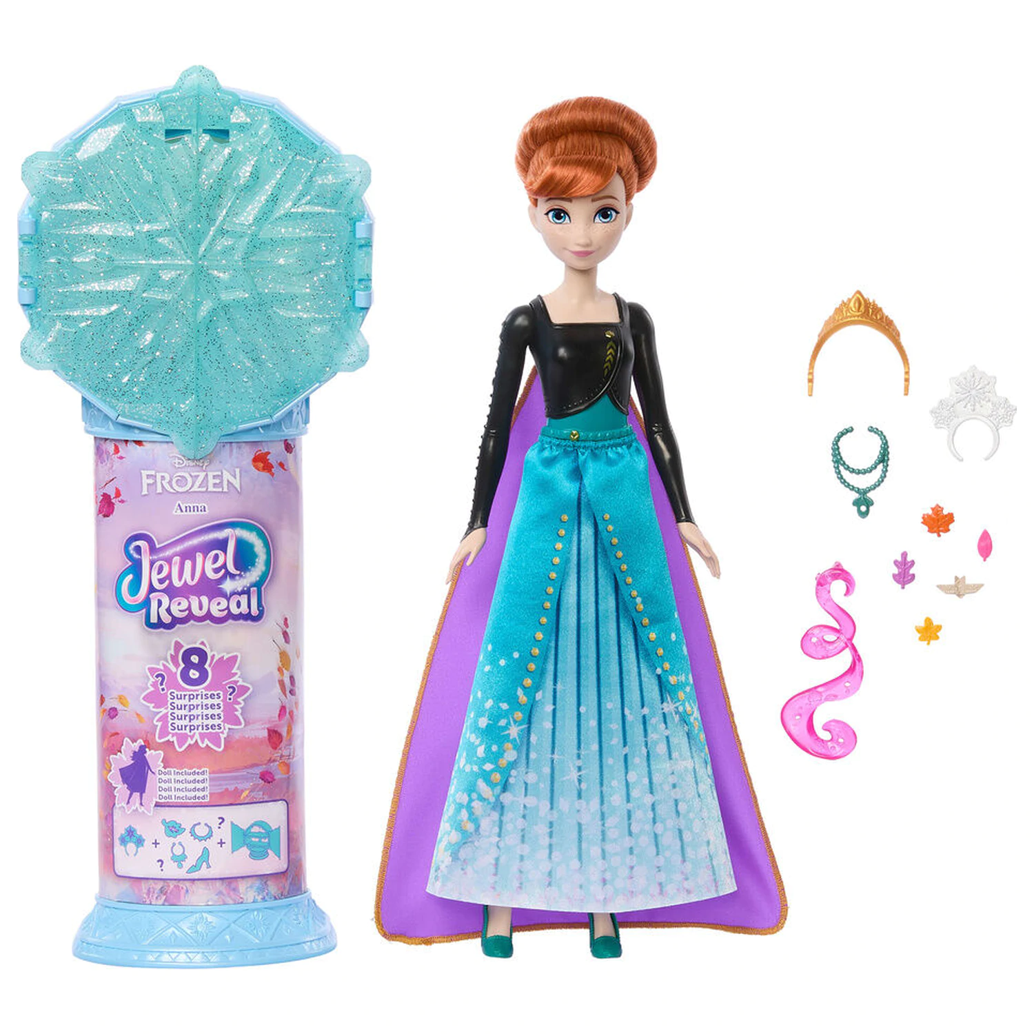 Disney Frozen Reveal Anna doll product photo