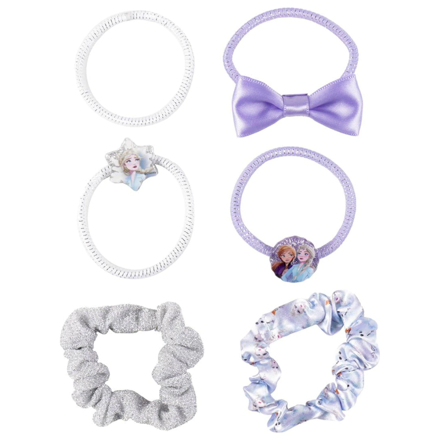 Disney Frozen Royal Hair Tie Set 6 Pieces product photo