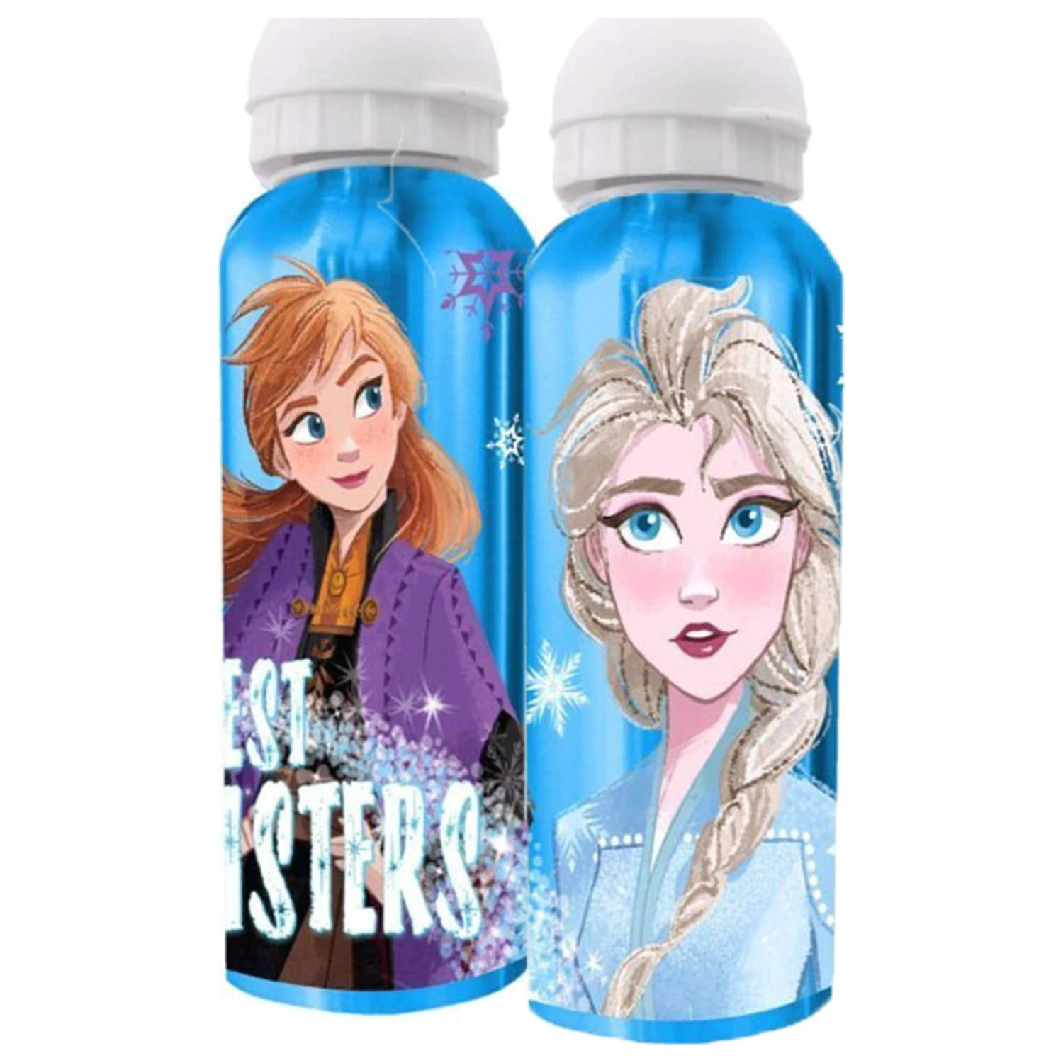 Disney Frozen Sisters Aluminum Water Bottle with Drinking Cap 500 ml product photo