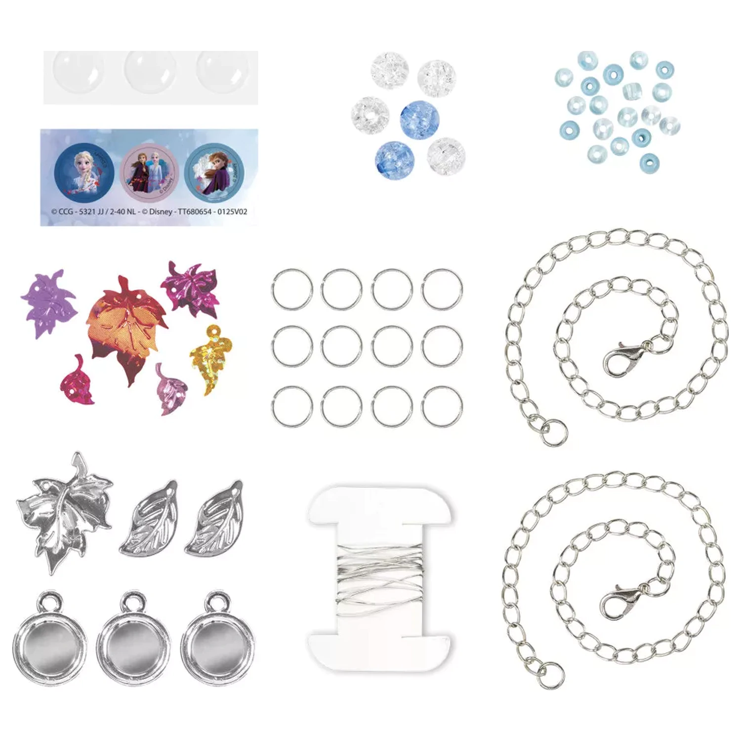 Disney Frozen Sisters charm bracelet maker set product photo