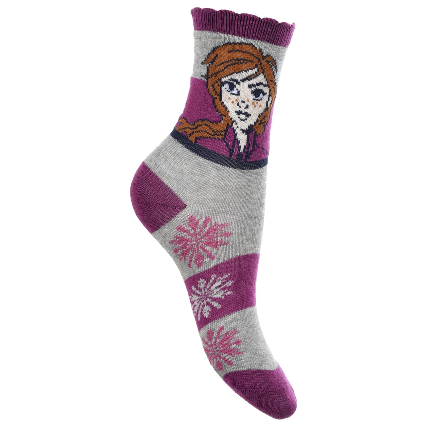 Disney Frozen Sisters Grey kids socks 31/34 product photo