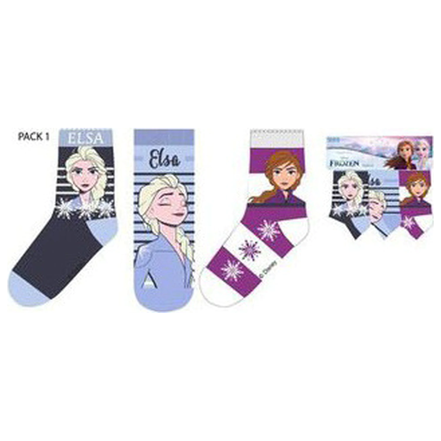 Disney Frozen Sisters children's socks 31/34 product photo