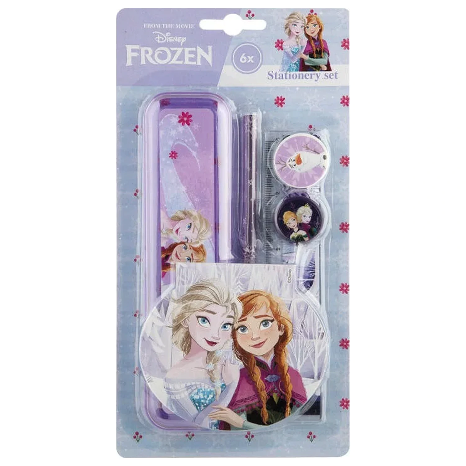 Disney Frozen Sisters Stationery Set - 6 Pieces product photo