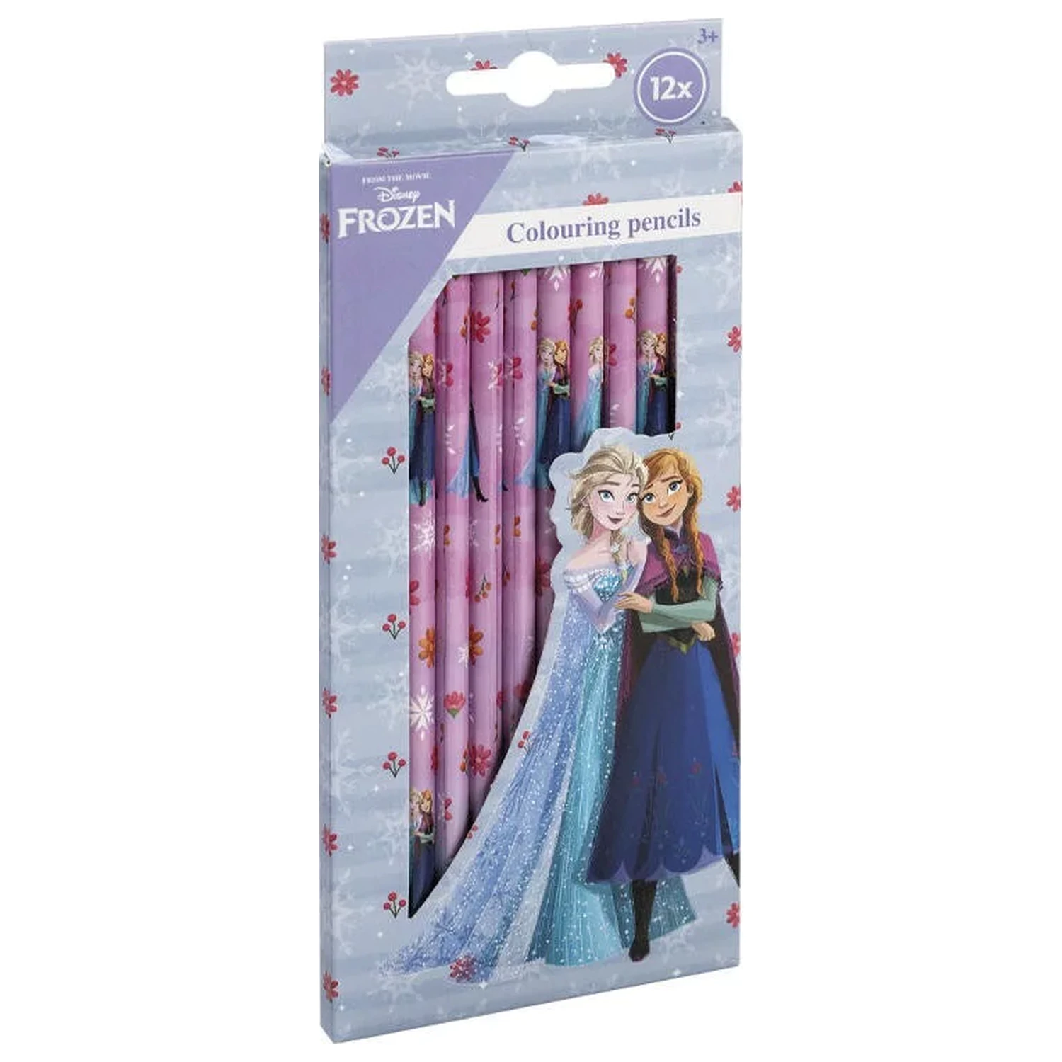 Disney Frozen Sisters Colored Pencil Set 12 pcs product photo