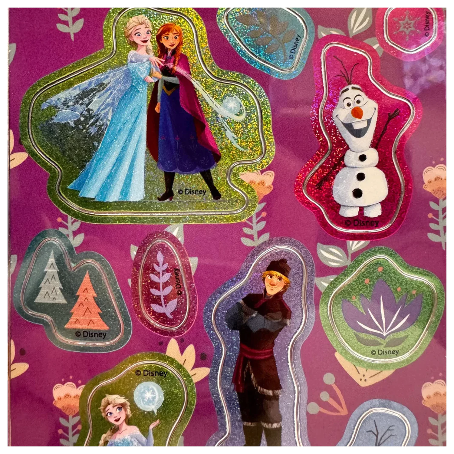 Disney Frozen Snowburst Holographic Sticker Set product photo
