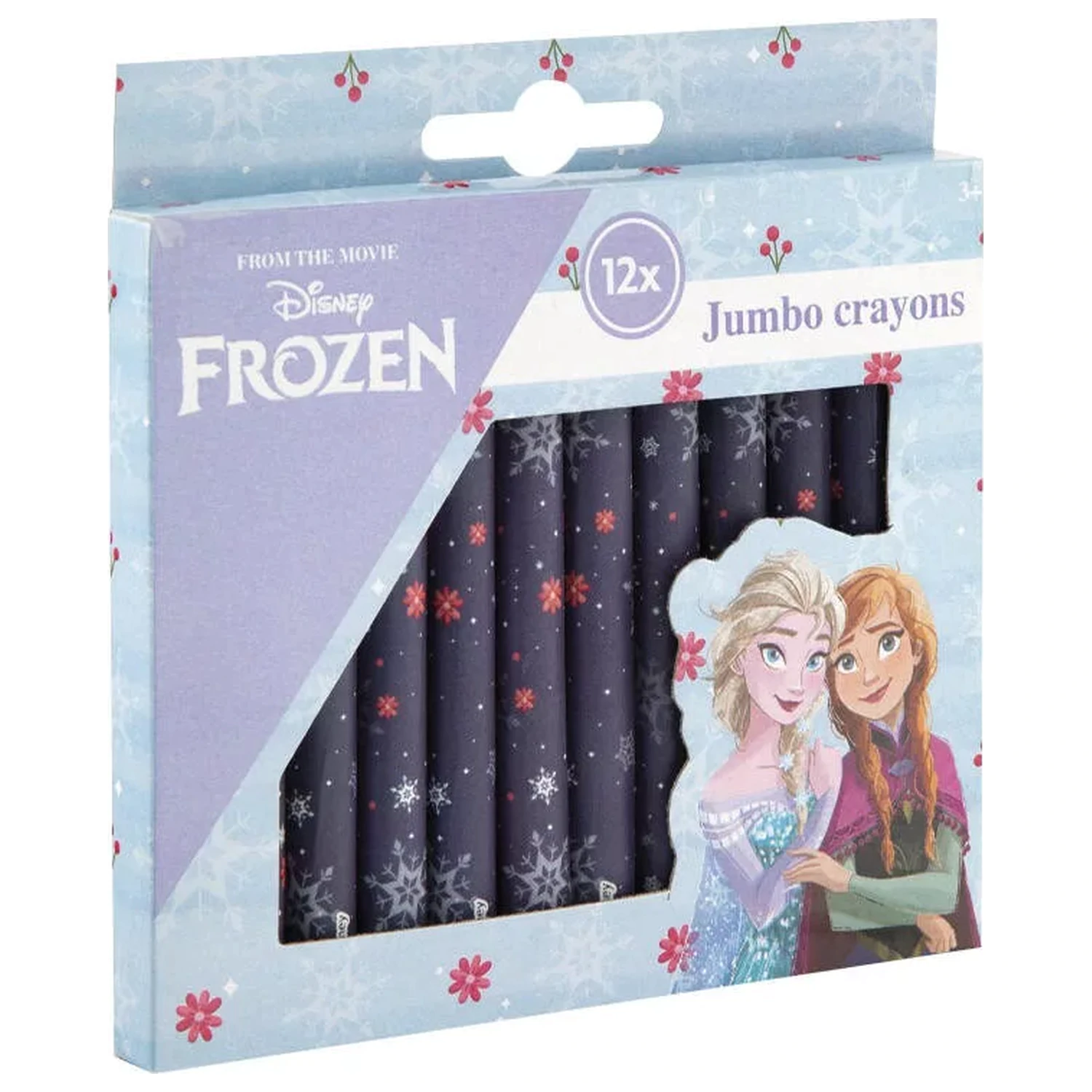 Disney Frozen Snowflakes Wax Crayons 12 pcs product photo