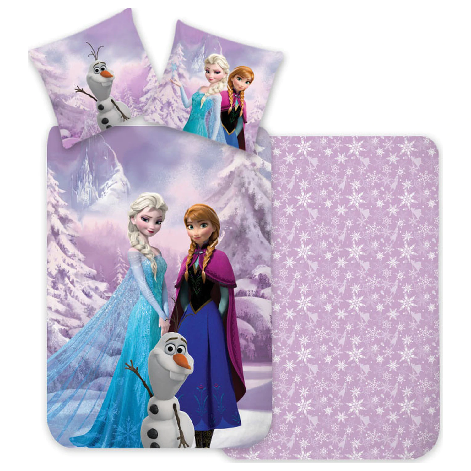 Disney Frozen Snowy Children's Duvet Cover for Preschoolers product photo