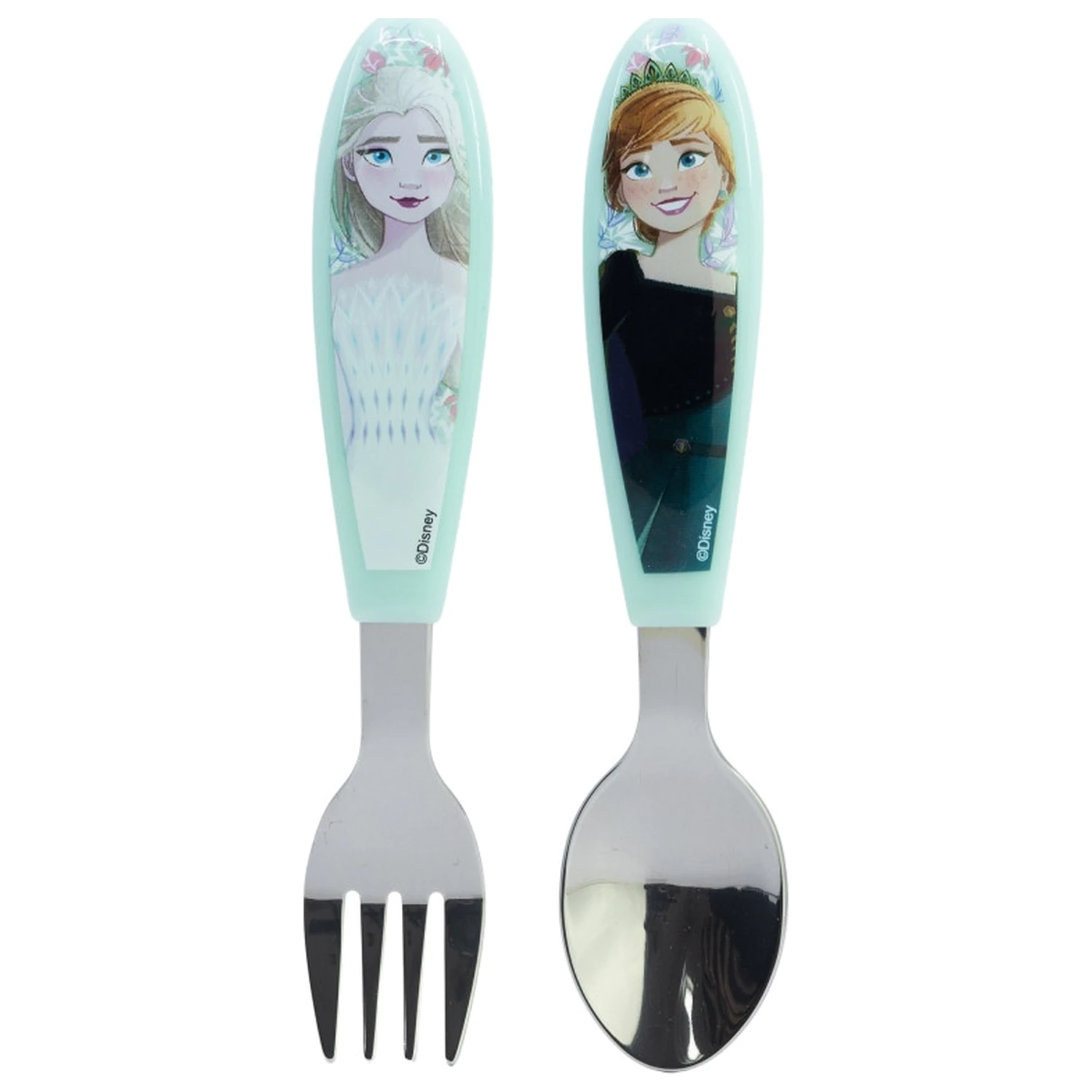 Disney Frozen Snowy Tale Metal Ergo Cutlery Set - 2 Pieces product photo