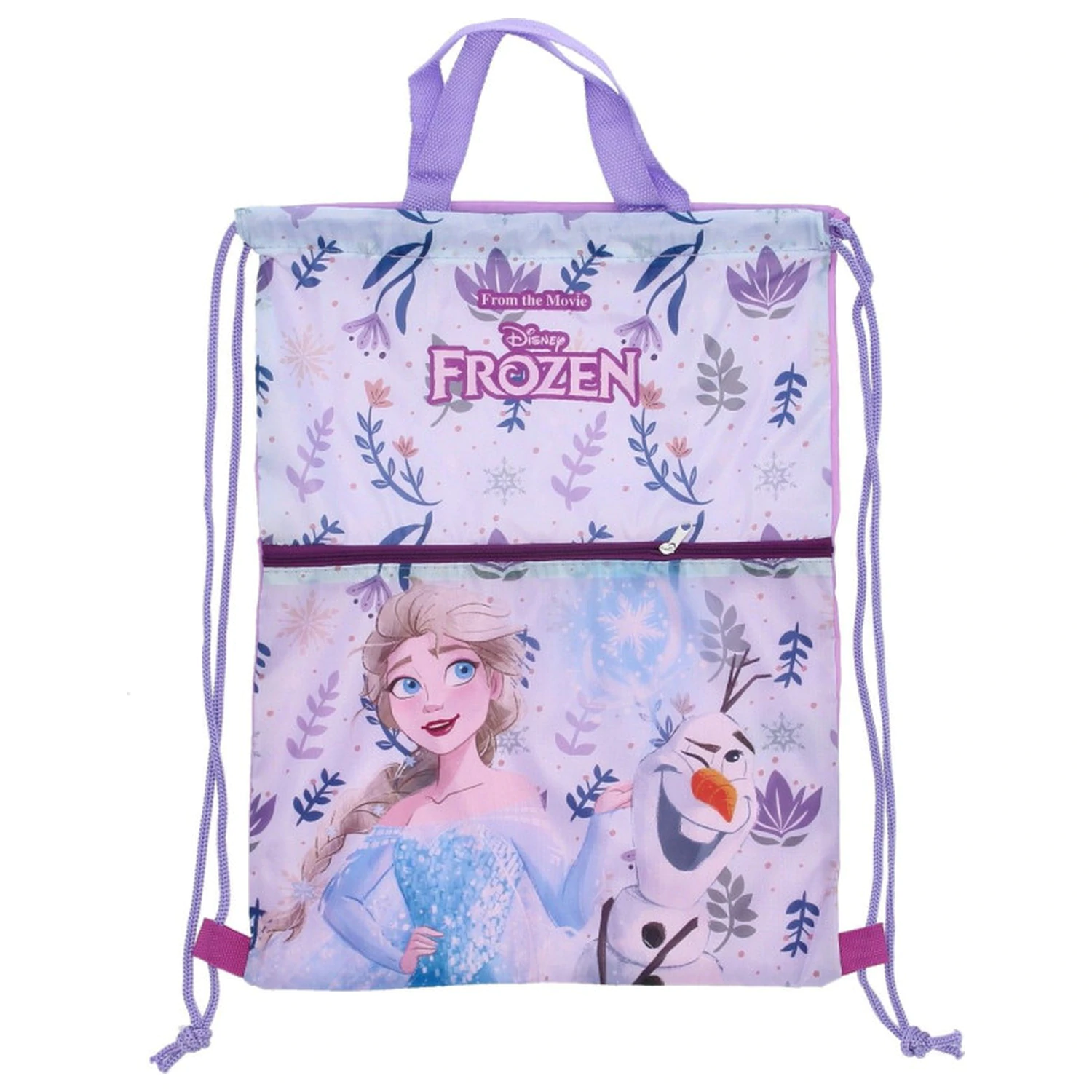 Disney Frozen Sparkle Deluxe gym bag, drawstring bag 45 cm product photo