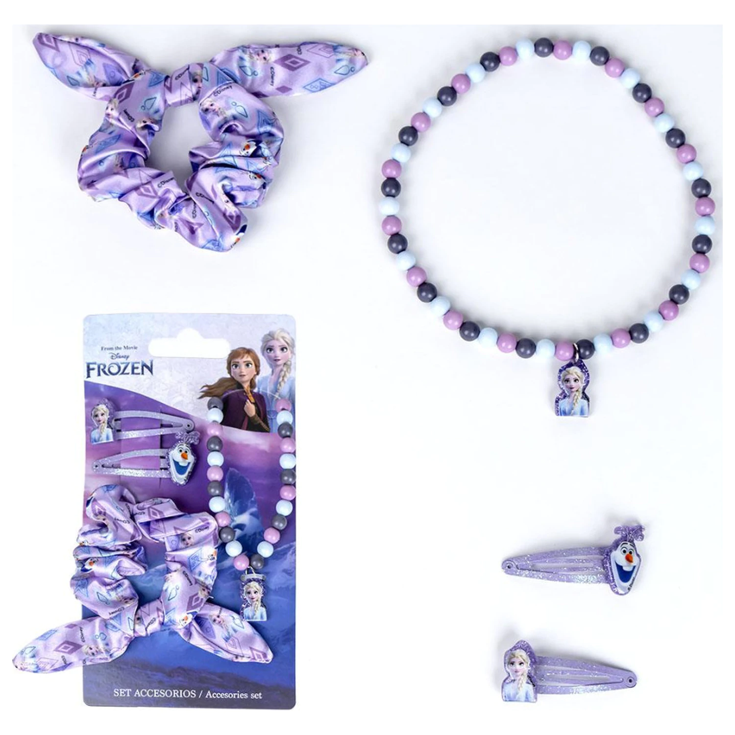 Disney Frozen Sparkle Necklace and Hair Accessory Set product photo