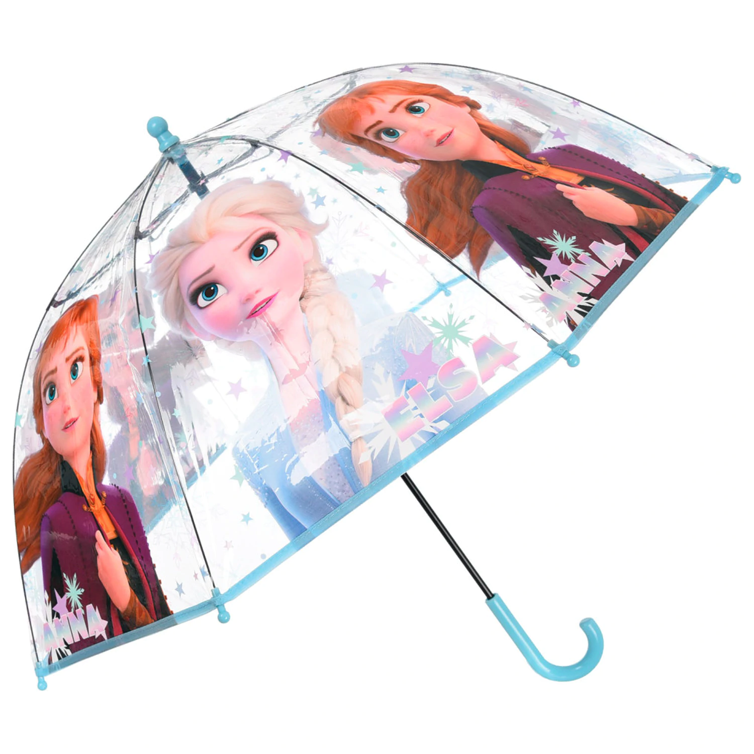 Disney Frozen Stars Kids Transparent Umbrella product photo