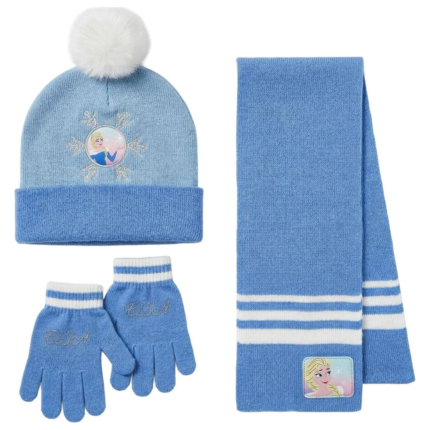 Disney Frozen winter set snood hat gloves product photo
