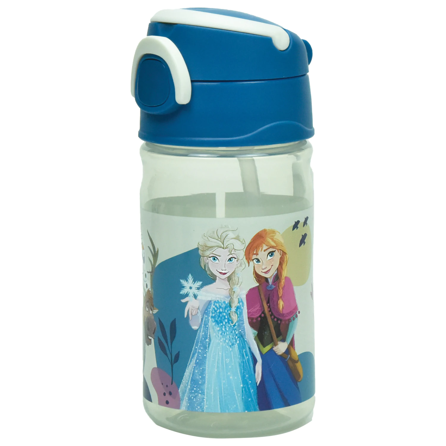 Disney Frozen Together Plastic Straw Bottle with Hanger 350 ml product photo