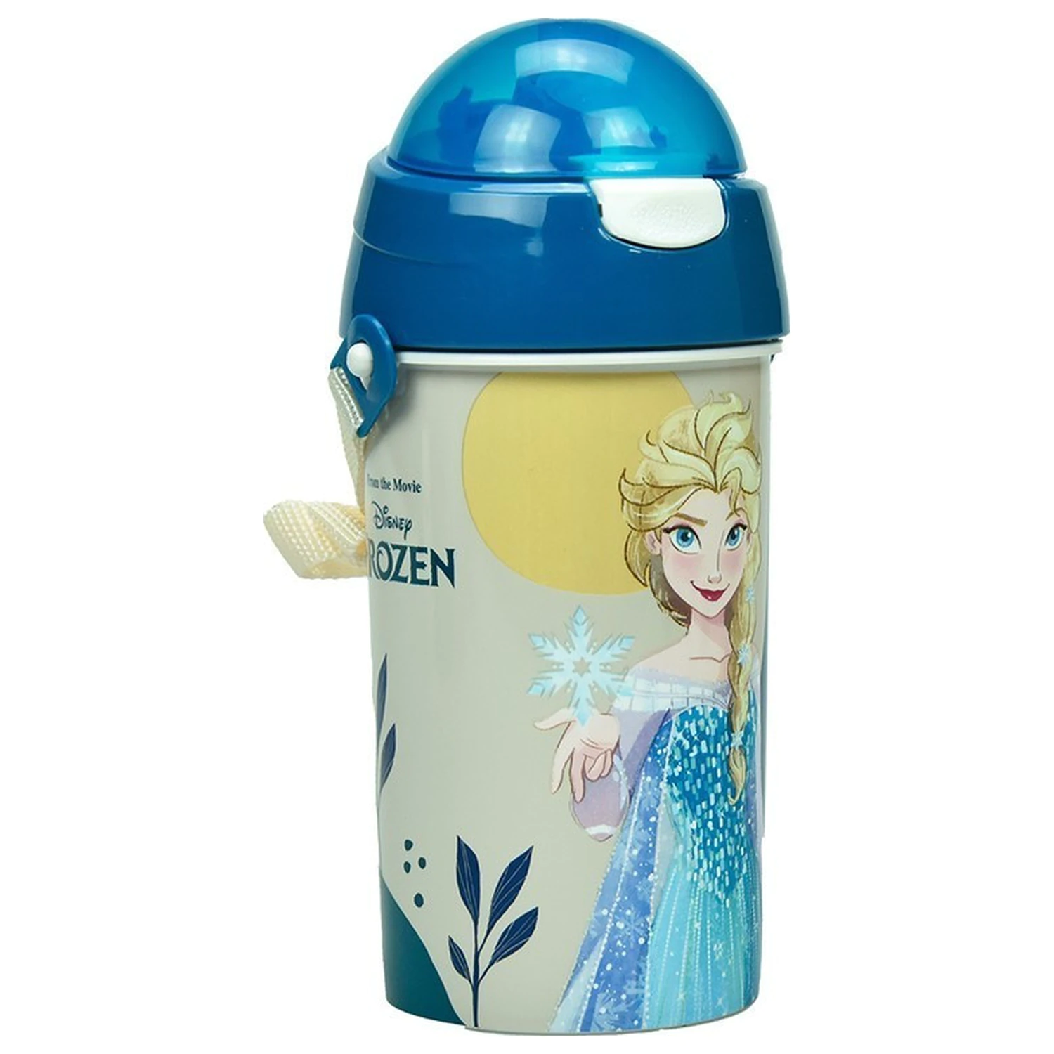 Disney Frozen Together We Lead Plastic Sipper Bottle with Hanger 500 ml product photo