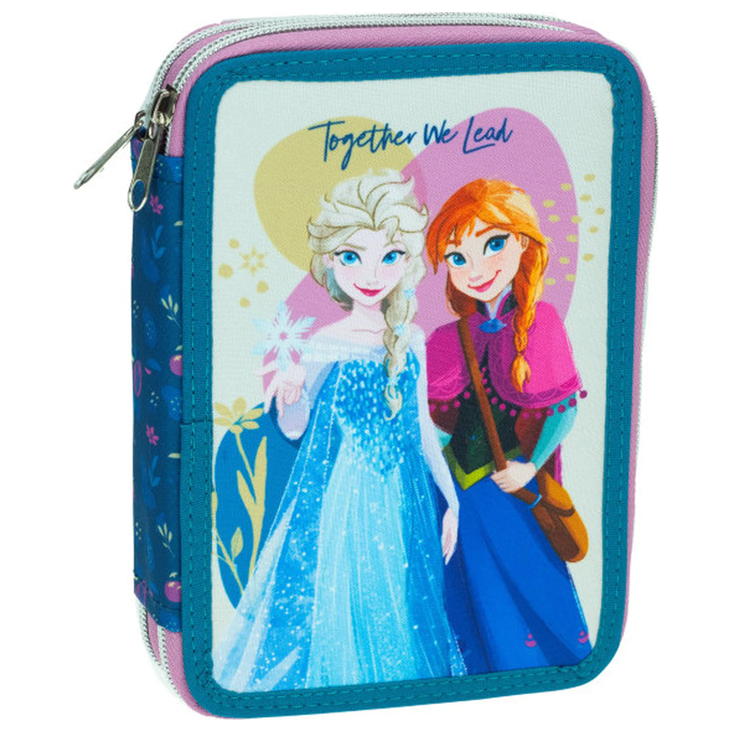 Disney Frozen Together We Lead Filled 2-Tier Pencil Case product photo