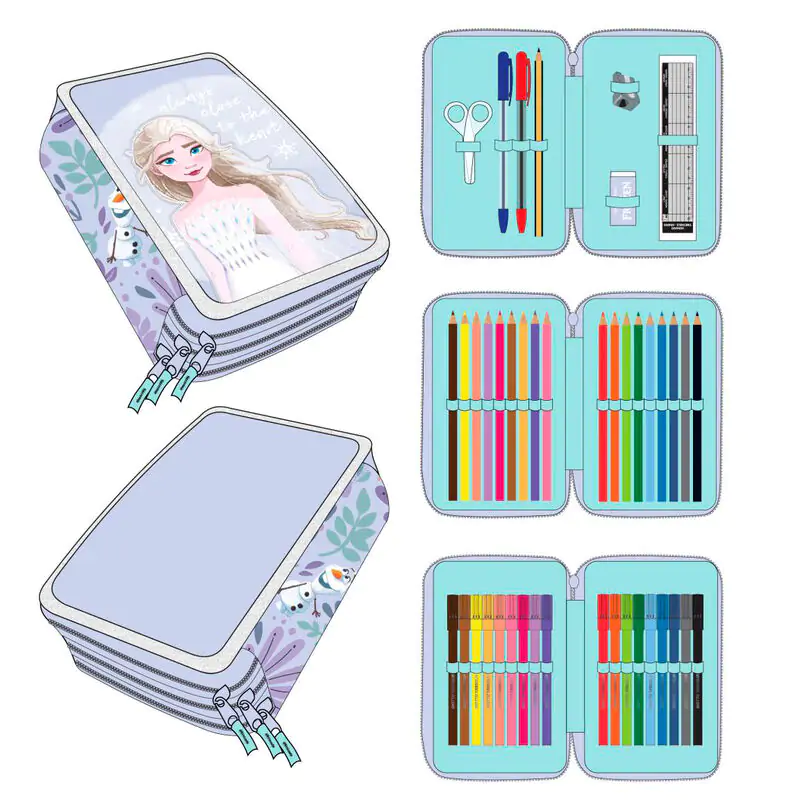 Disney Frozen triple pencil case termékfotó