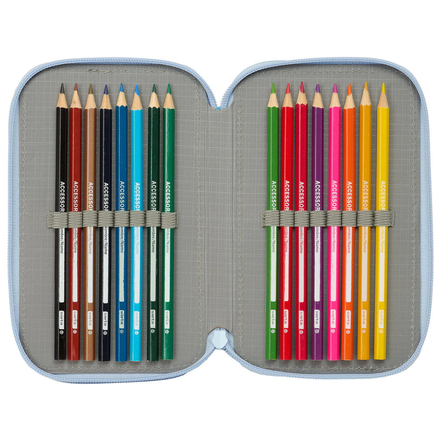 Disney Frozen triple pencil case 37pcs product photo