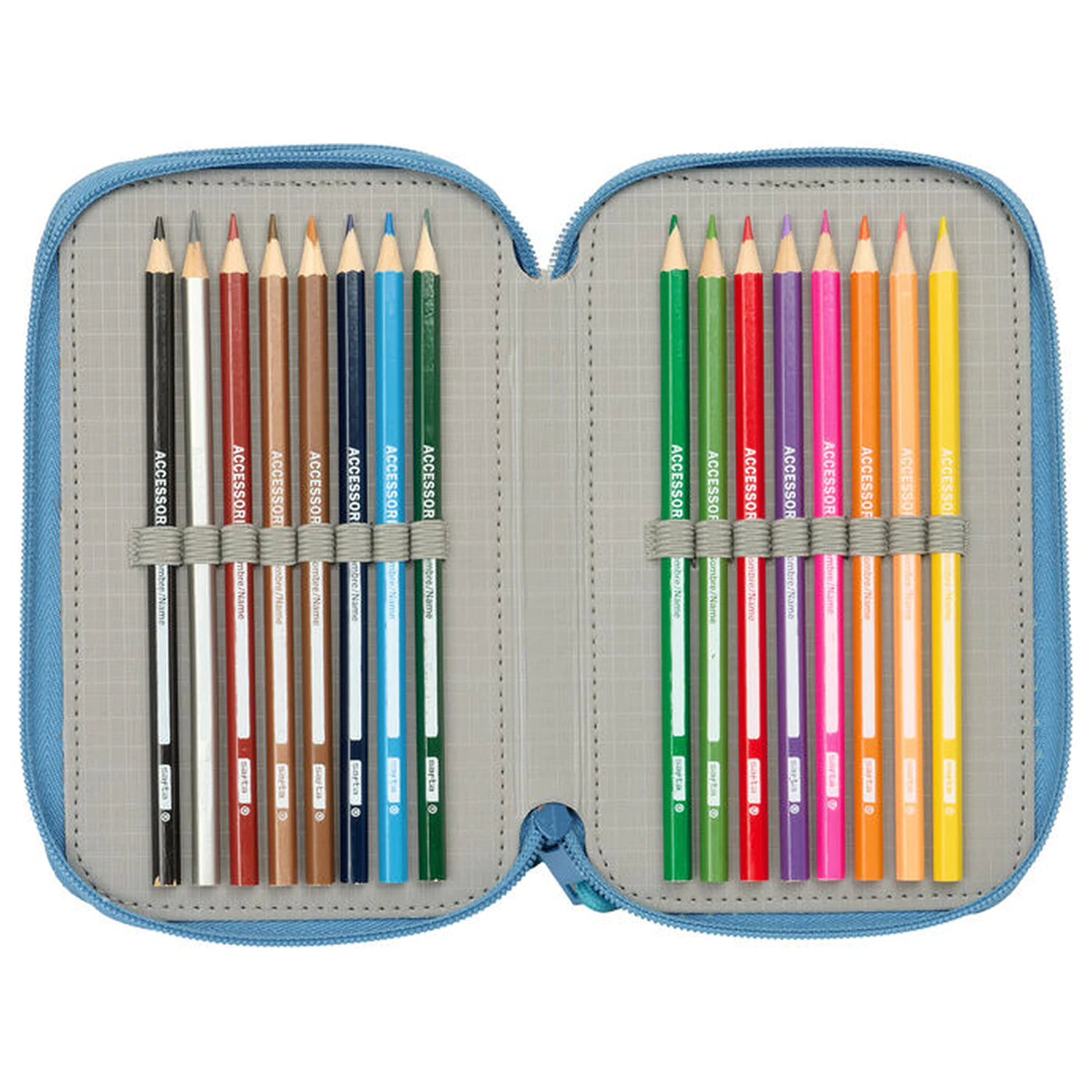 Disney Frozen triple pencil case 37pcs product photo