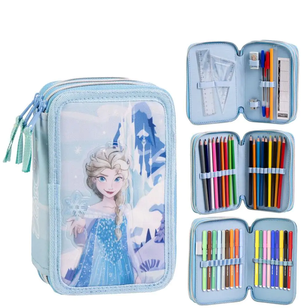 Disney Frozen triple pencil case product photo