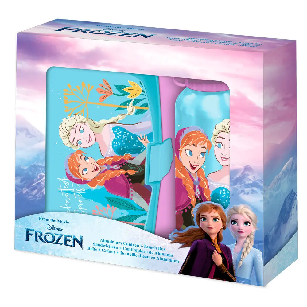 Disney Frozen Lunch box + aluminium bottle set 500ml product photo