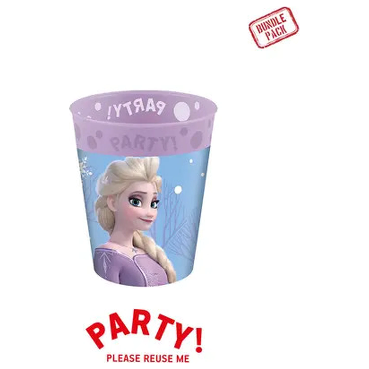 Disney Frozen Wind Micro Premium Plastic Glass Set 4 pcs 250 ml product photo