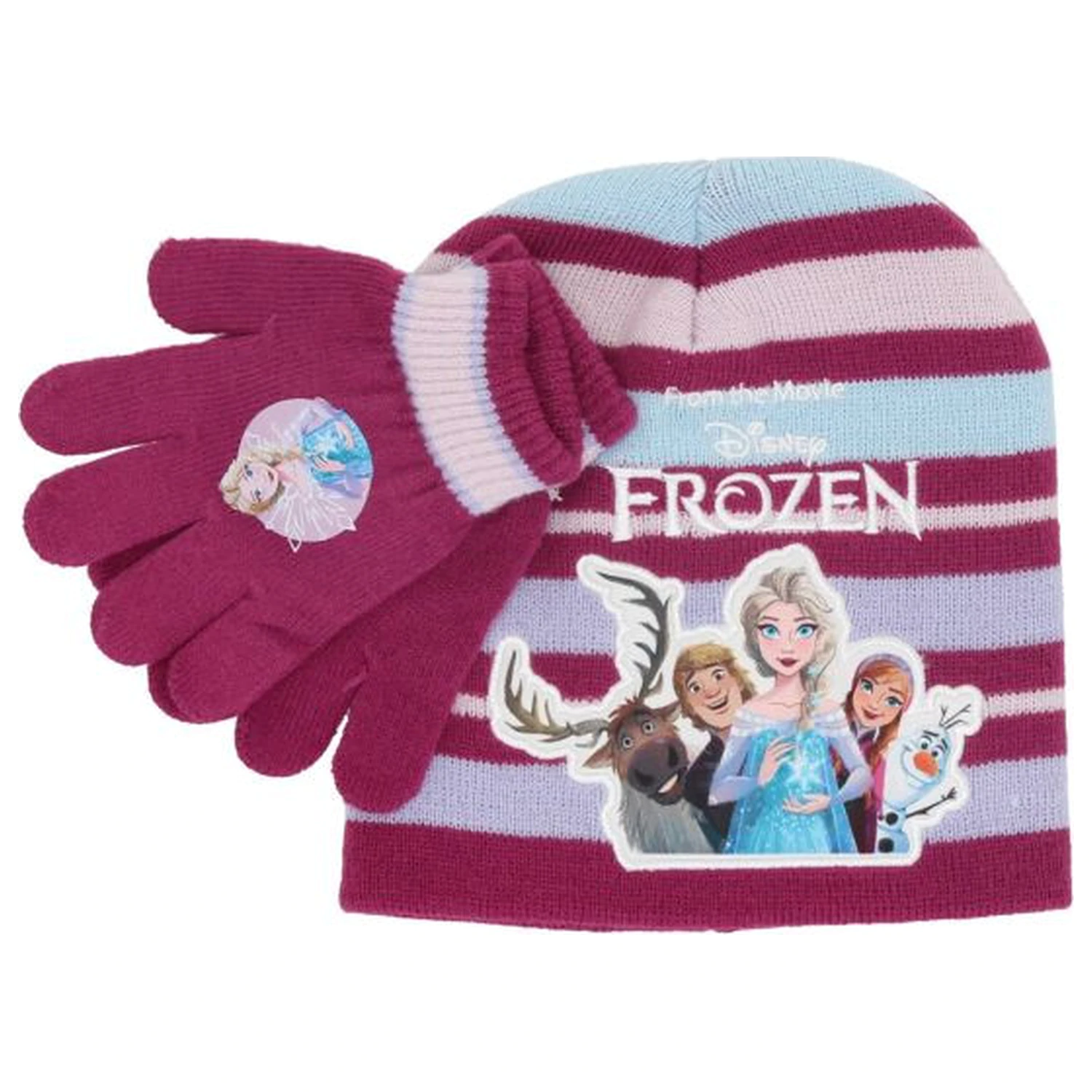 Disney Frozen Winter Kids' Hat + Gloves Set product photo