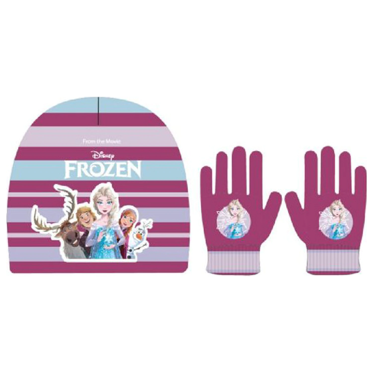 Disney Frozen Winter Kids' Hat + Gloves Set product photo