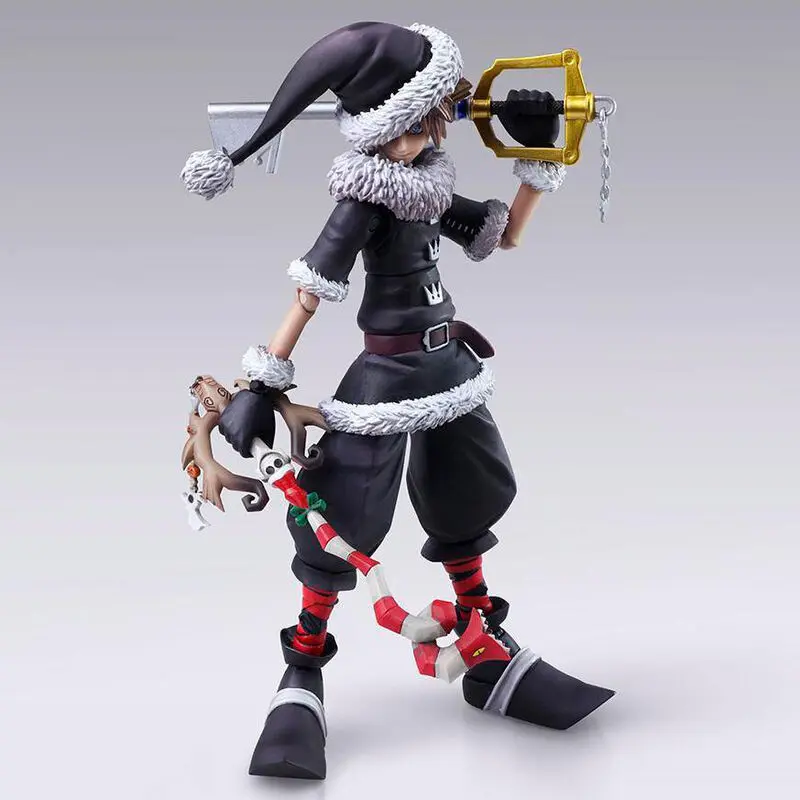Disney Kingdom Hearts II Bring Arts Sora Christmas Town Ver. figure 15cm product photo