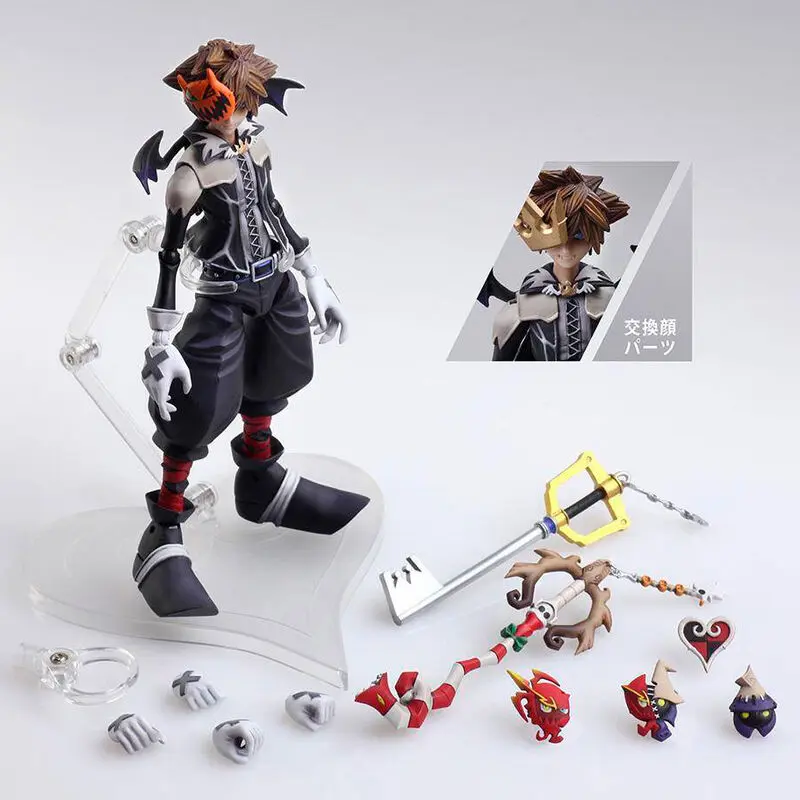 Disney Kingdom Hearts II Bring Arts Sora Halloween Town Ver. figure 15cm product photo