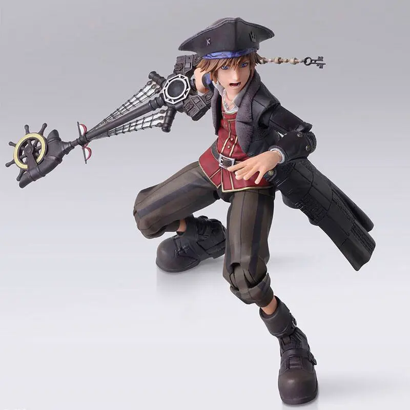 Kingdom Hearts III Bring Arts Action Figure Sora Pirates of the Caribbean Ver. 15 cm product photo