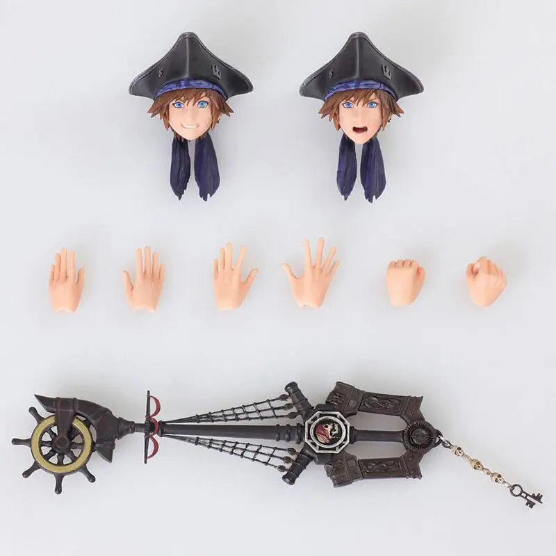 Kingdom Hearts III Bring Arts Action Figure Sora Pirates of the Caribbean Ver. 15 cm product photo