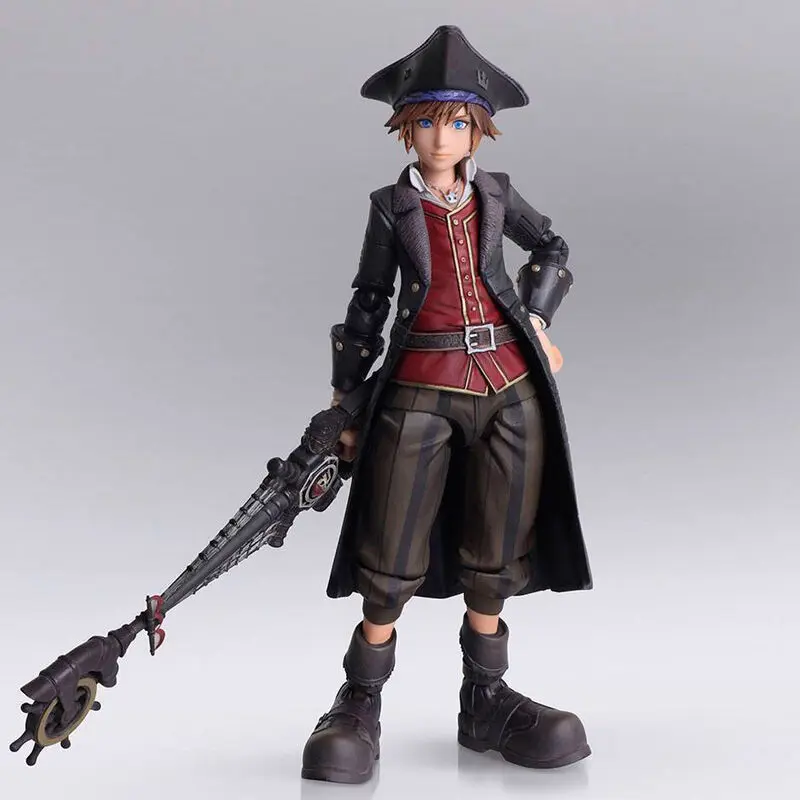 Kingdom Hearts III Bring Arts Action Figure Sora Pirates of the Caribbean Ver. 15 cm product photo