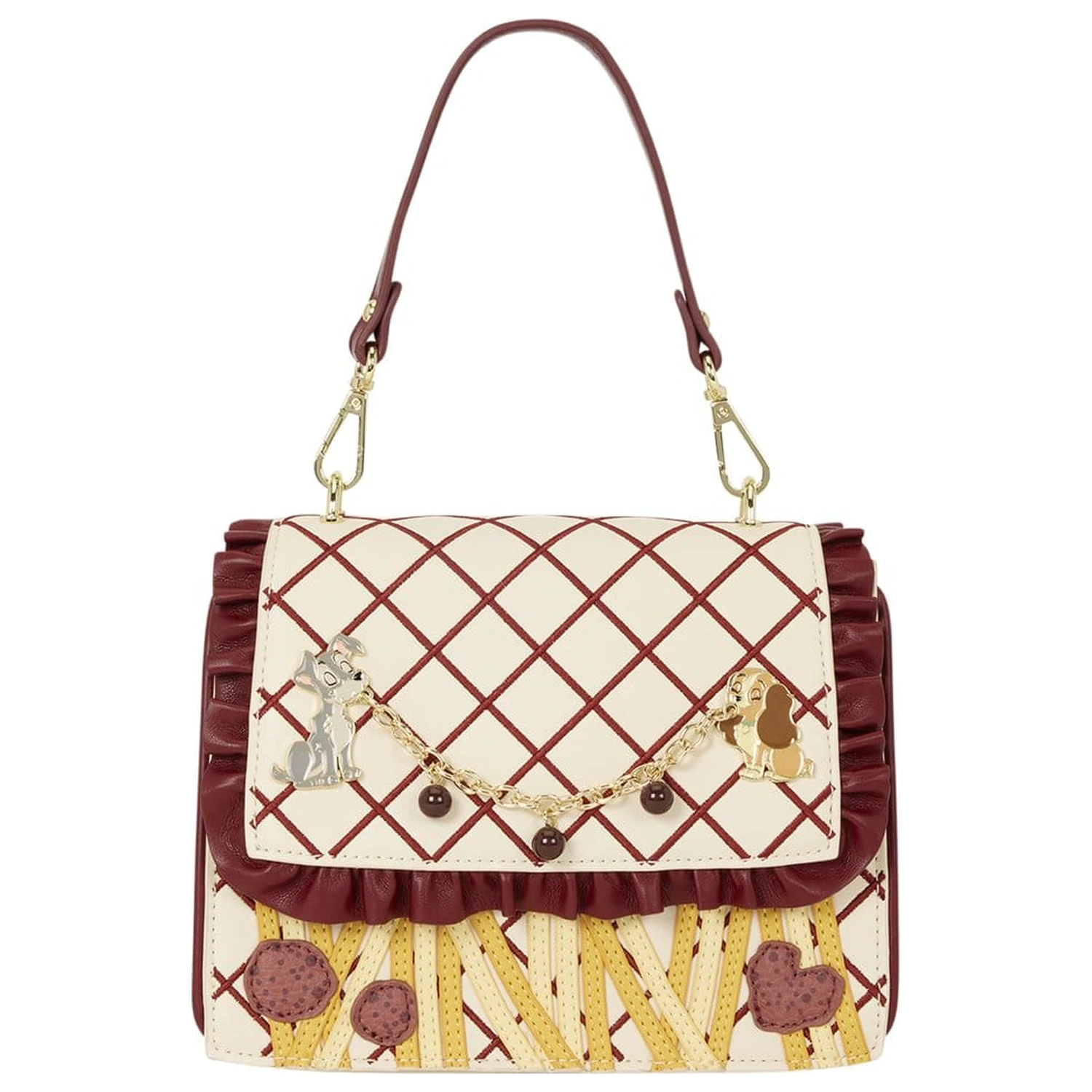 Disney by Loungefly Crossbody Lady & the Tramp Spaghetti Dinner product photo