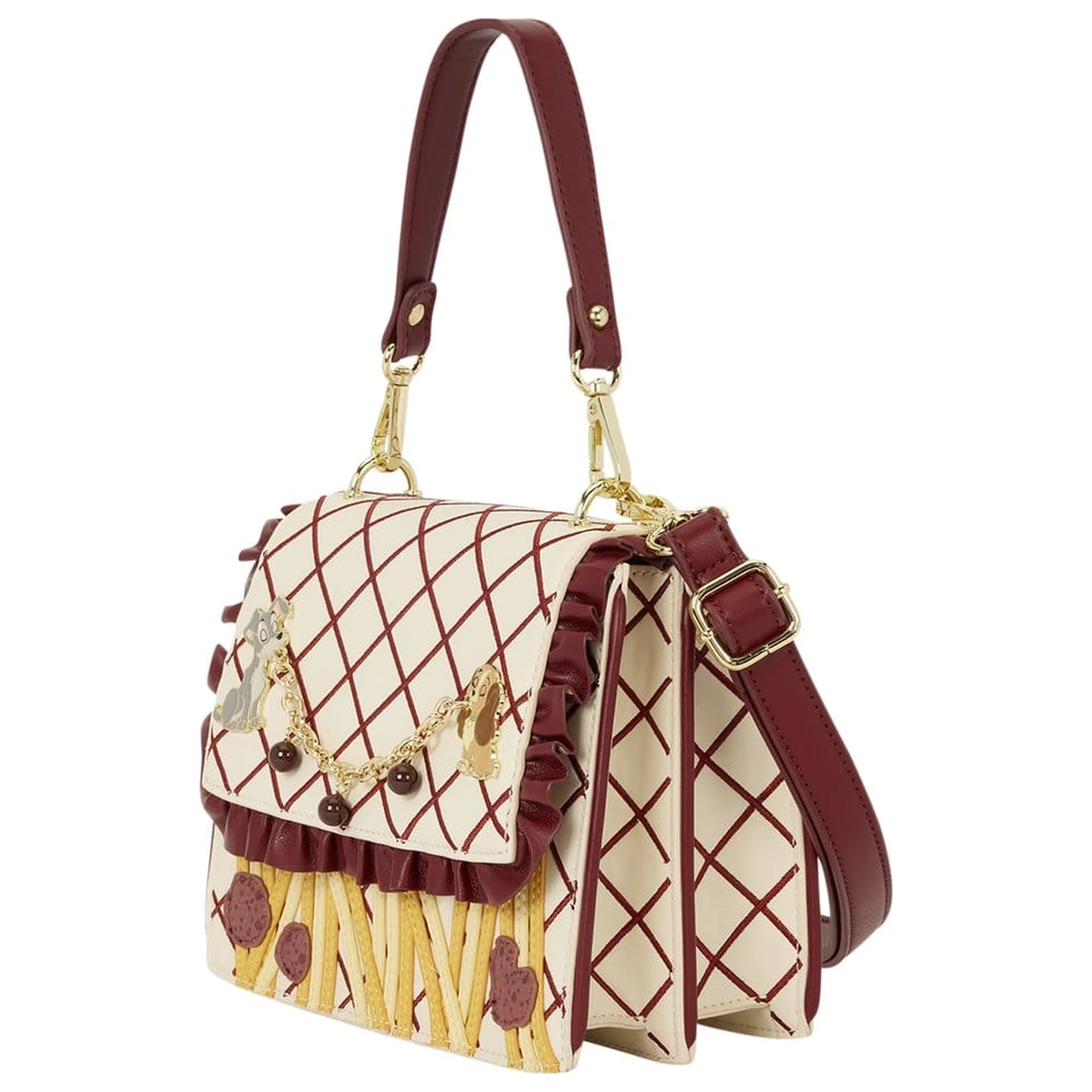 Disney by Loungefly Crossbody Lady & the Tramp Spaghetti Dinner product photo