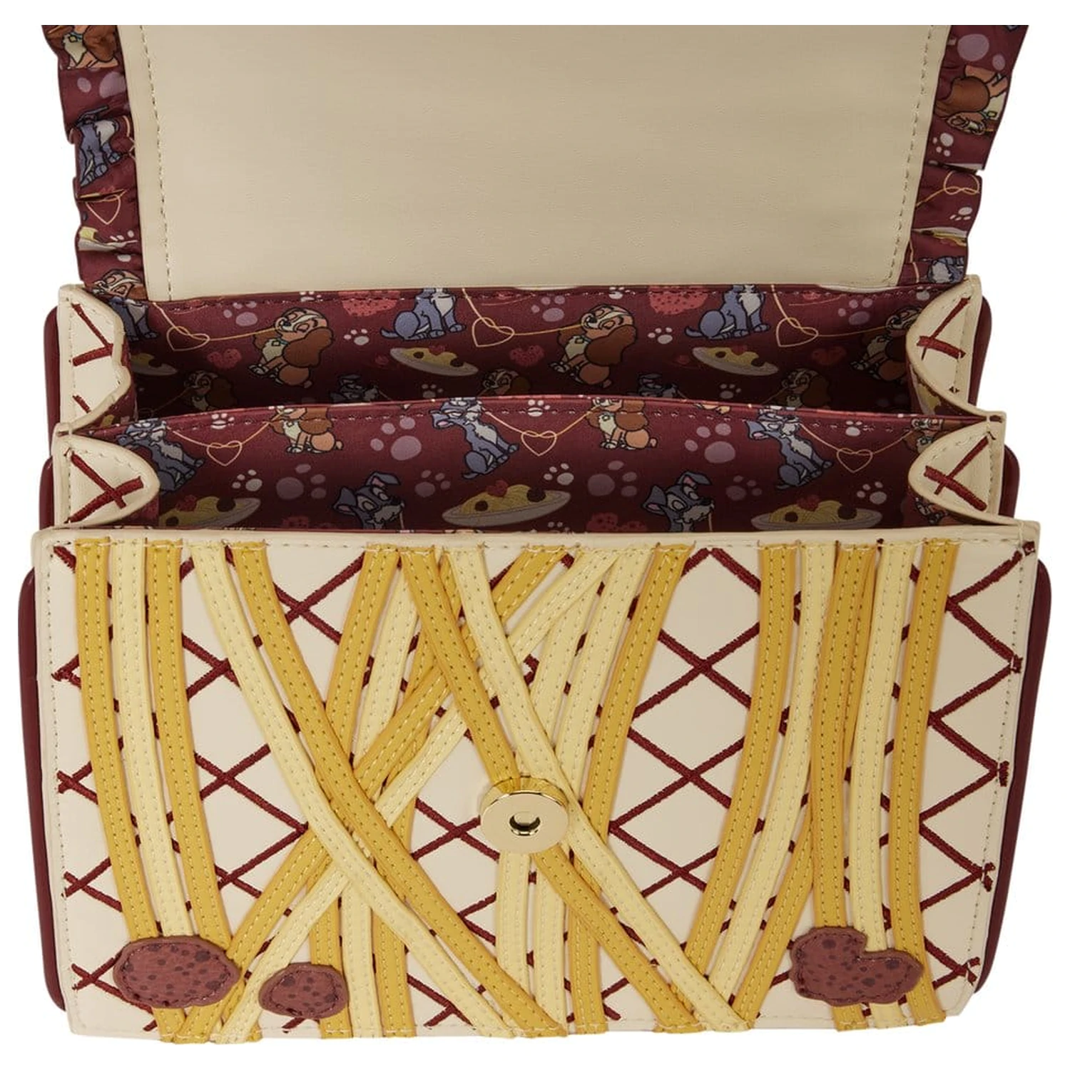 Disney by Loungefly Crossbody Lady & the Tramp Spaghetti Dinner product photo