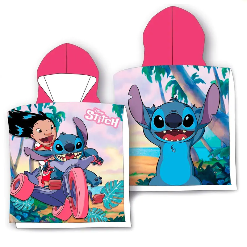 Disney Lilo &#38; Stitch cotton poncho towel product photo