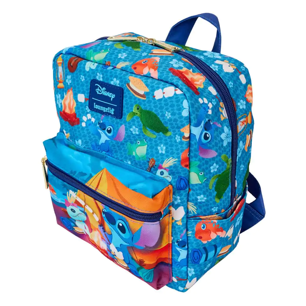 Disney by Loungefly Mini Backpack Lilo and Stitch Camping Cuties AOP termékfotó