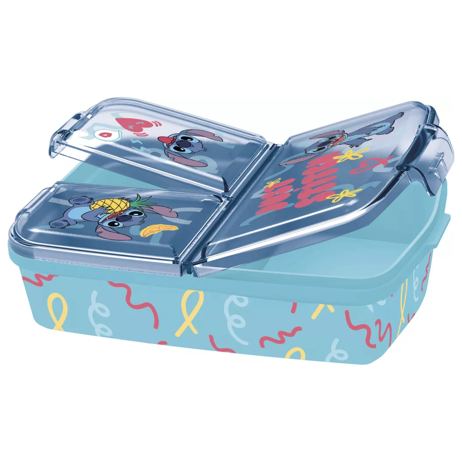 Disney Lilo & Stitch Multi-Compartment Lunch Box, Sandwich Box product photo