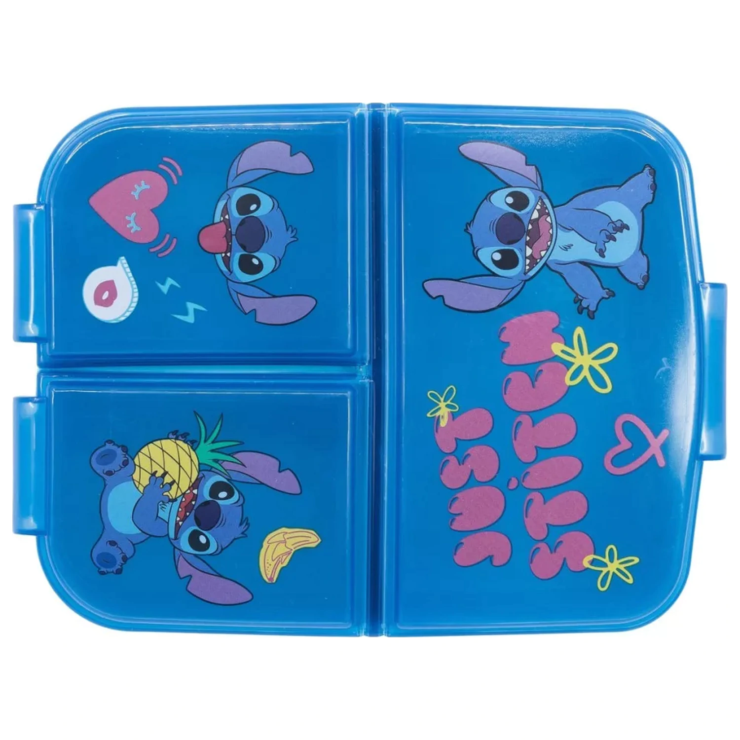 Disney Lilo & Stitch Multi-Compartment Lunch Box, Sandwich Box product photo