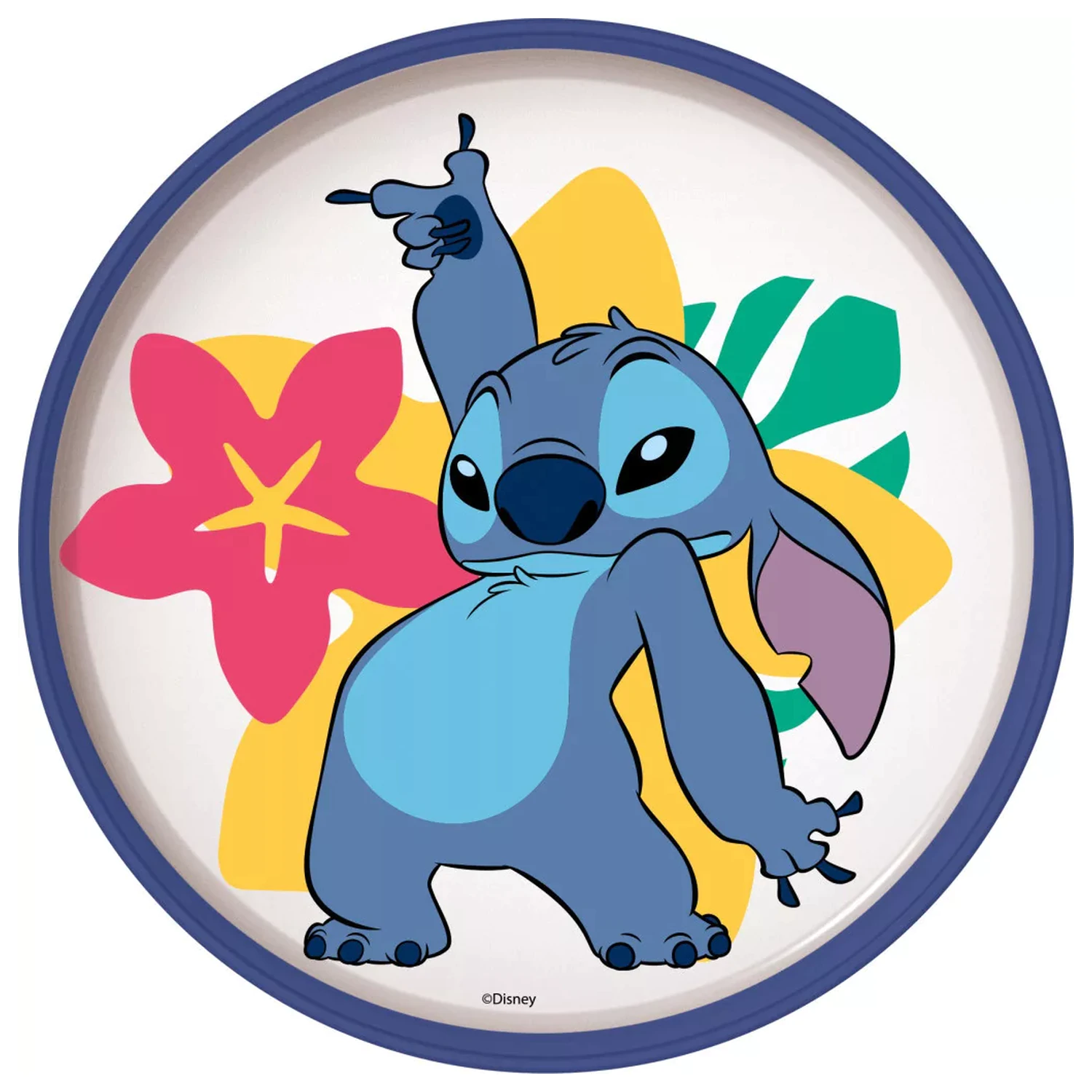 Disney Lilo & Stitch Palms non-slip micro flat plate product photo
