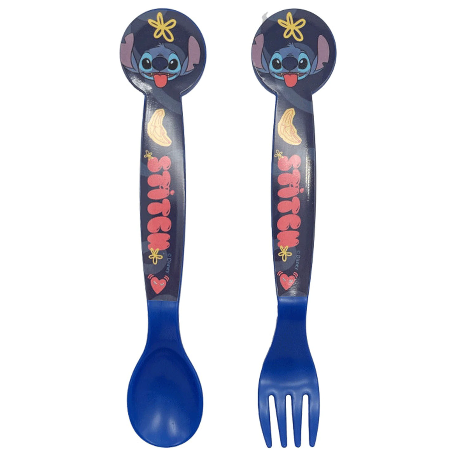 Disney Lilo and Stitch Palms Plastic Cutlery Set - 2 Piece product photo