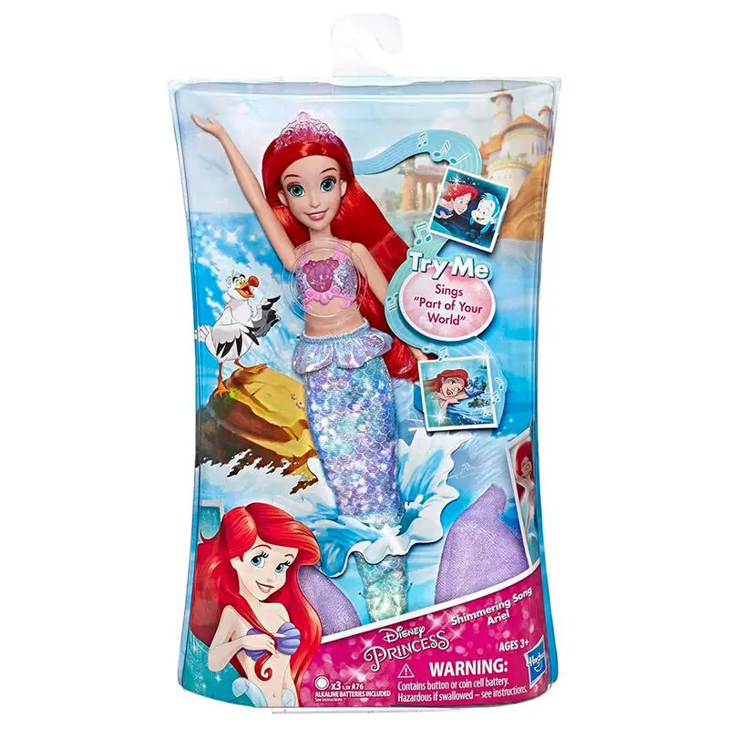 Disney Littlhe Mermaid Ariel musical doll product photo