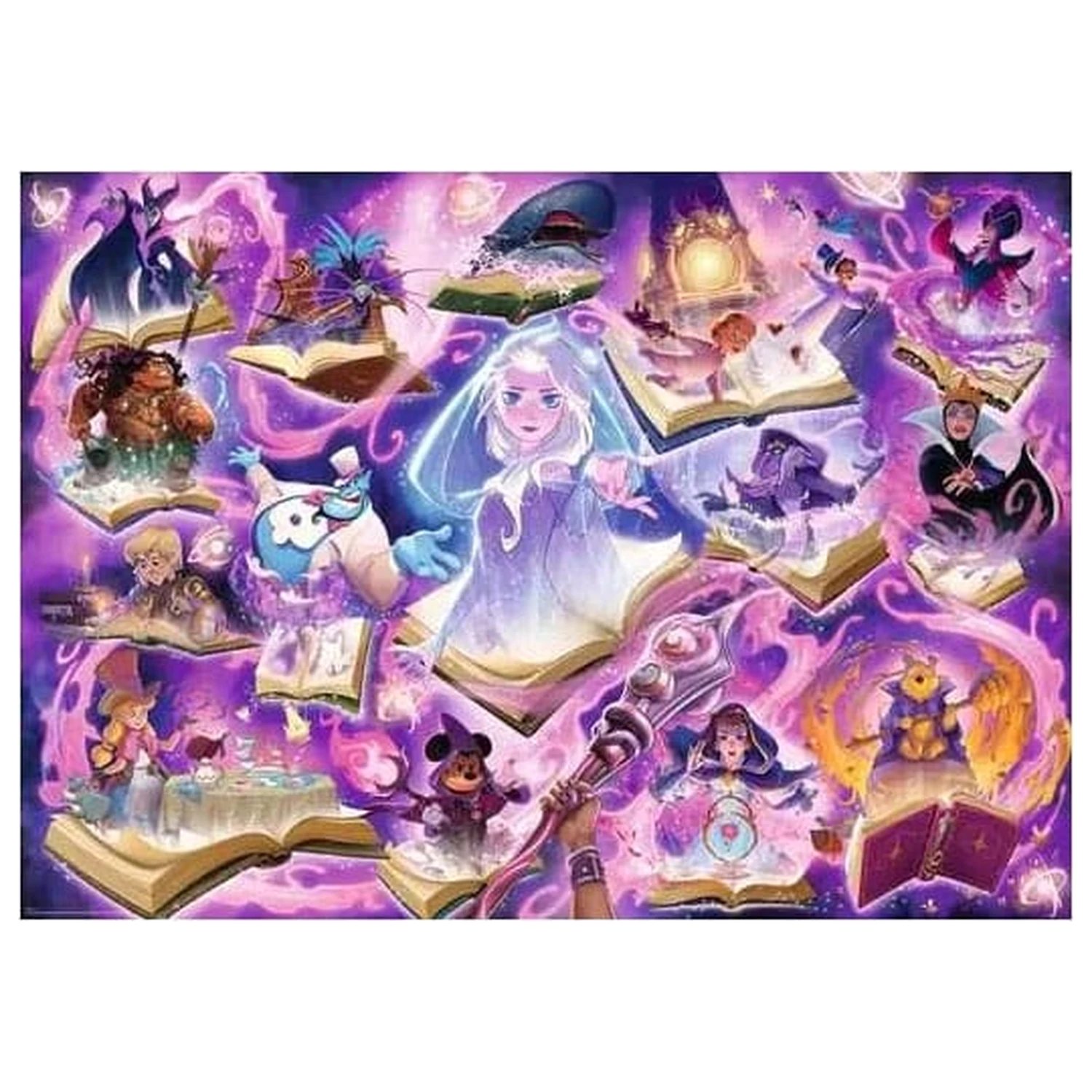 Disney Lorcana Jigsaw Puzzle Glimmers of the Realm: Amethyst (1000 pieces) product photo