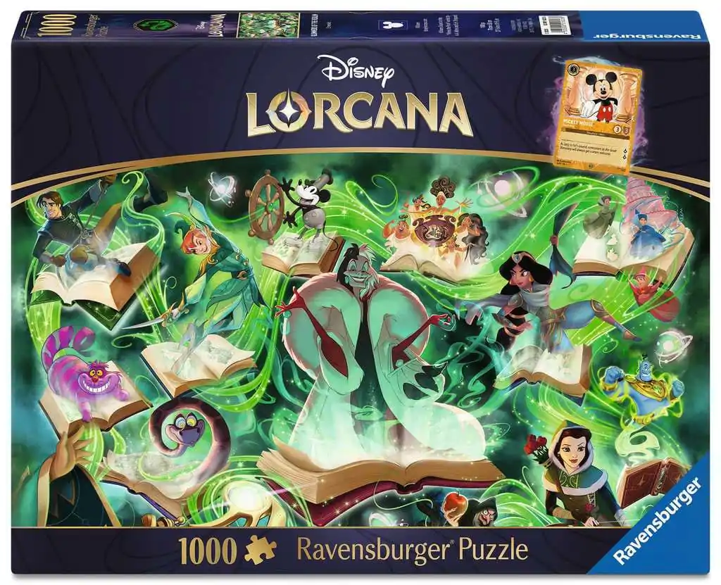 Disney Lorcana Jigsaw Puzzle Glimmers of the Realm: Emerald (1000 pieces) product photo