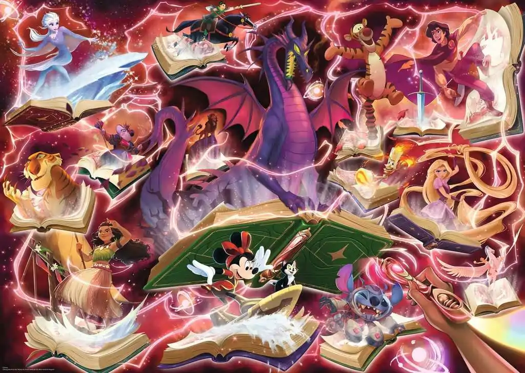 Disney Lorcana Jigsaw Puzzle Glimmers of the Realm: Ruby (1000 pieces) product photo